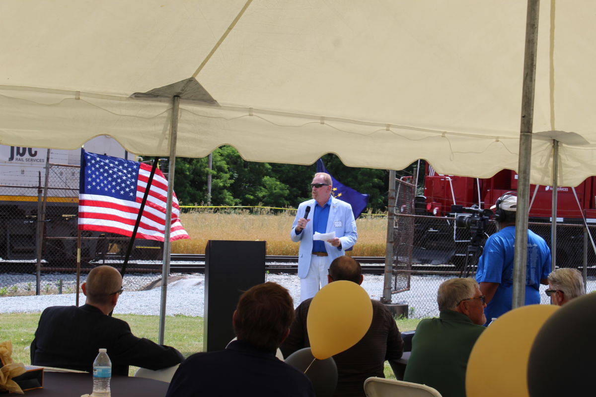 Kingsbury Industrial Park Celebrates Golden Spike LPC La Porte